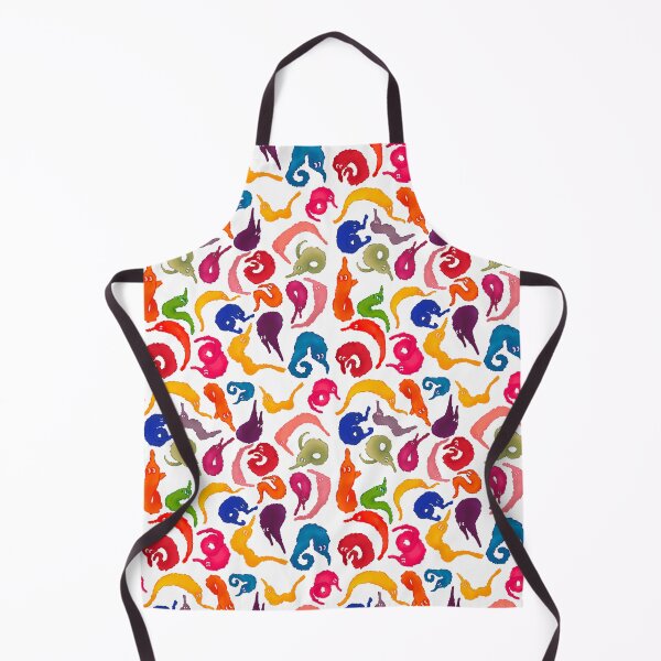 Item preview, Seamless worm on a string pattern  designed and sold by AwkwardCrow.