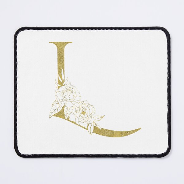 Item preview, Golden Floral Letter L Monogram designed and sold by KarolinaPaz.