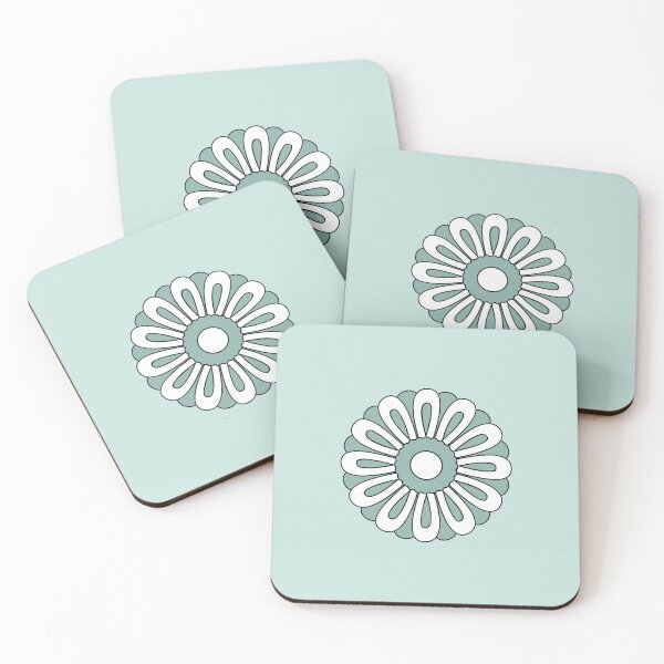 Item preview, one green floral mandala and pattern designed and sold by AlinNova.