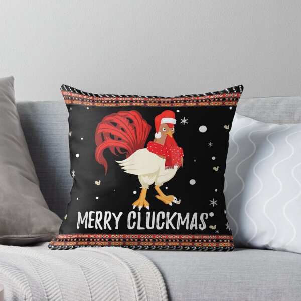 Item preview, Merry Cluckmas Funny Ugly Chicken Christmas Sweater Jumper designed and sold by abrahamsingle.