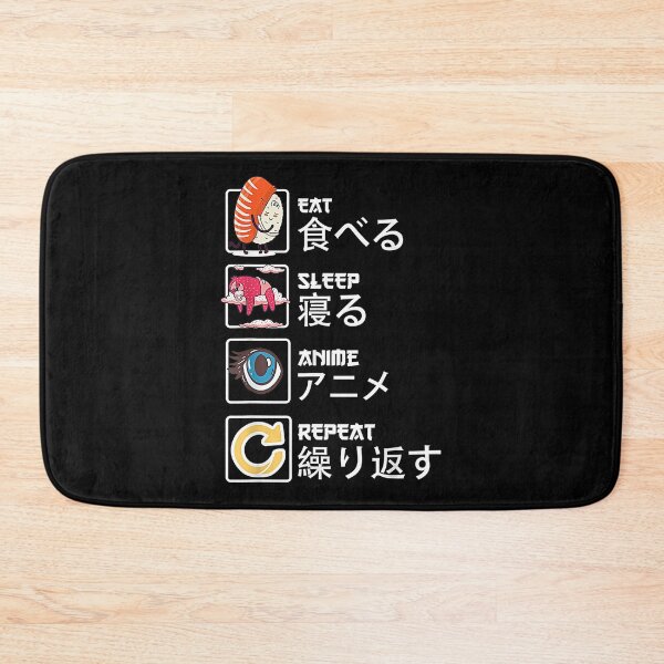 Item preview, Eat Sleep Anime Repeat designed and sold by Butterfilei.