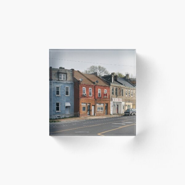 Broadway Streetscape Acrylic Block