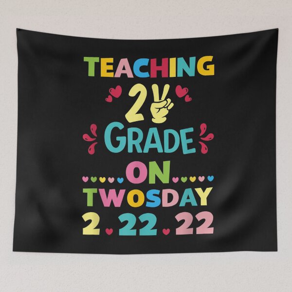 Item preview, Teaching 2nd Grade On Twosday 2_22_22 February 22nd 2022 T-Shirt designed and sold by Besnier-Rahel.