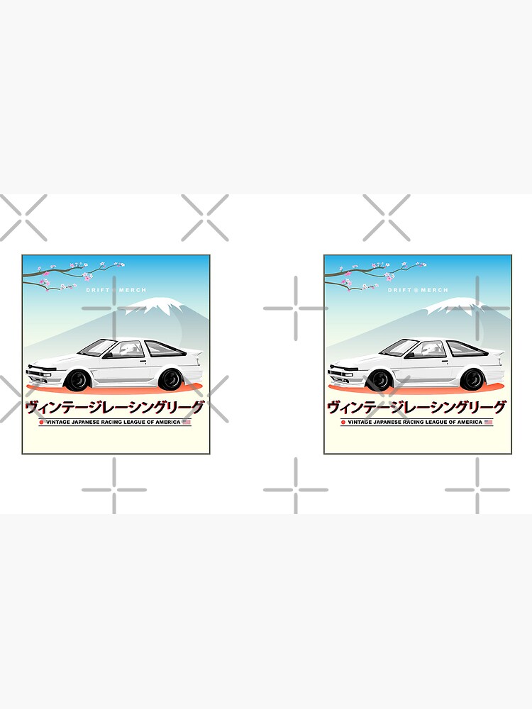 Thumbnail 4 of 4, Coffee Mug, Vintage Japanese Racing League of America AE86 designed and sold by driftmerch.
