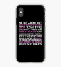 Drag Race Quotes de Rupaul (fond noir) Coque et skin iPhone