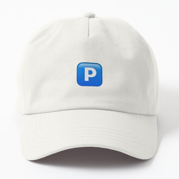 Aperçu de l'œuvre P Emoji - Pousser P - Bleu P créée et vendue par reallyrealnow.