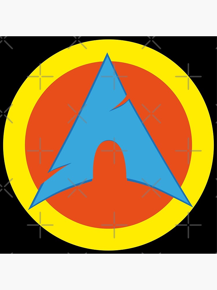 Arch Linux Logo Acrylic Block By Exilant Redbubble
