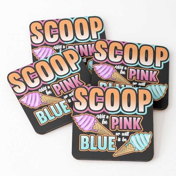 Item preview, Whats The Scoop Will It Be Pink Or Will It Be Blue designed and sold by DavidTatey.