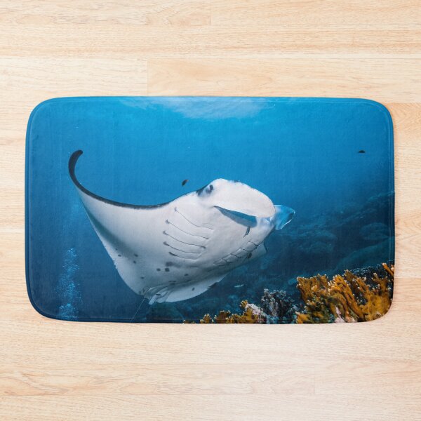 Item preview, Swimming pretty Manta ray at the coral reef designed and sold by tank200bar.