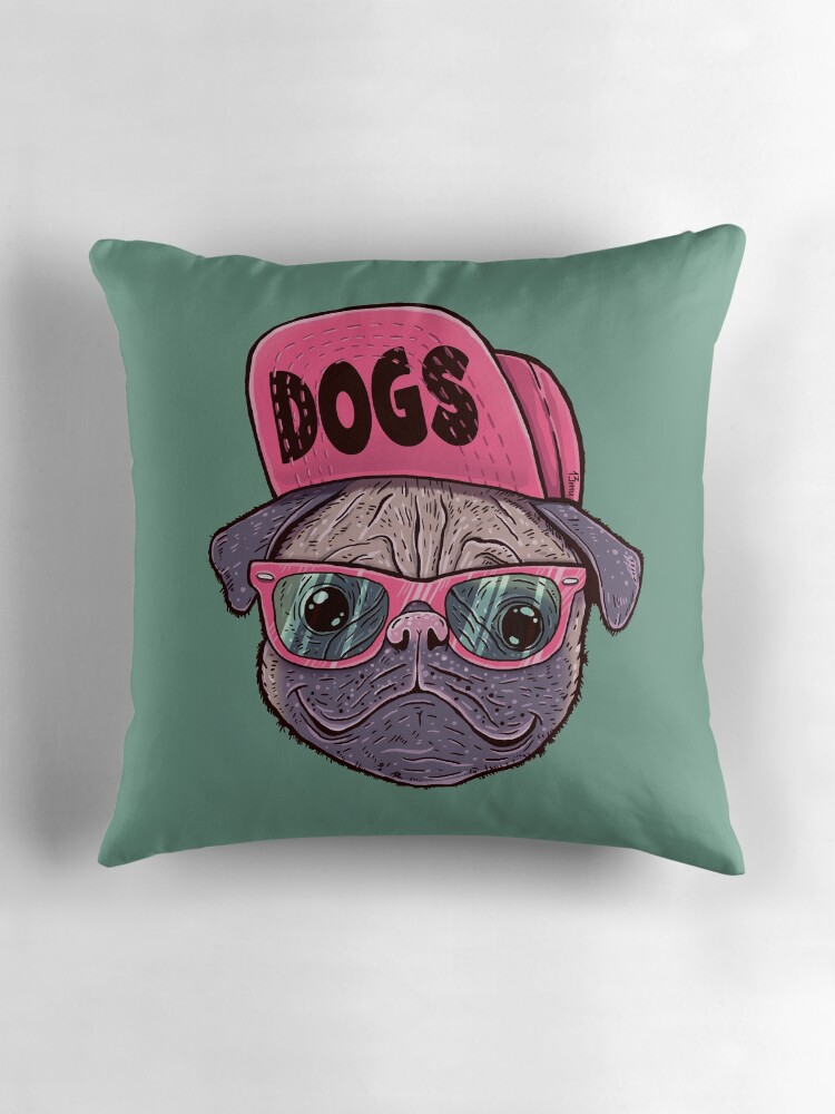 cute dog throw pillows