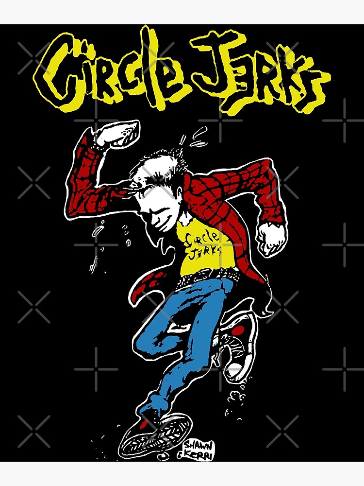 "Mens Funny Circle Jerks Tour Shirt Design Premium" Poster by