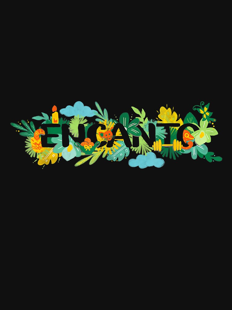 Disover Encanto Tropical Florals Movie Logo Tank Top