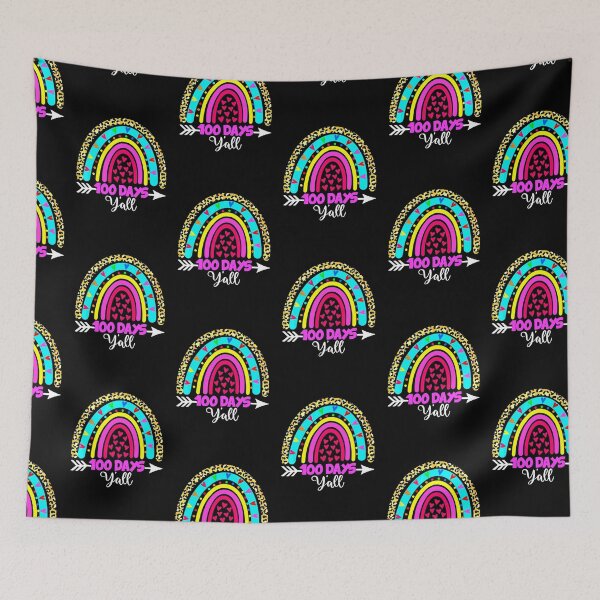 Item preview, Leopard Rainbow 100 Days Y'all  designed and sold by MobertsonArt.