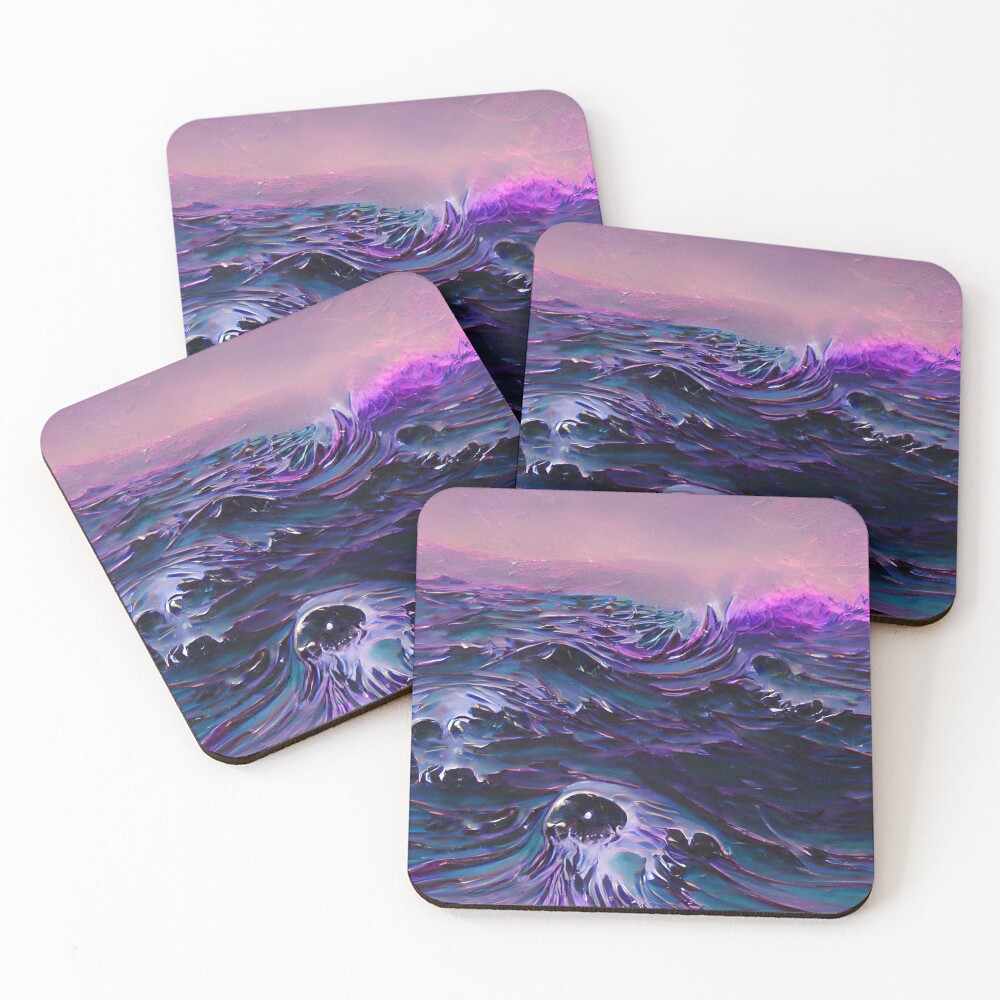 Item preview, Coasters (Set of 4) designed and sold by EtherealLabAI.