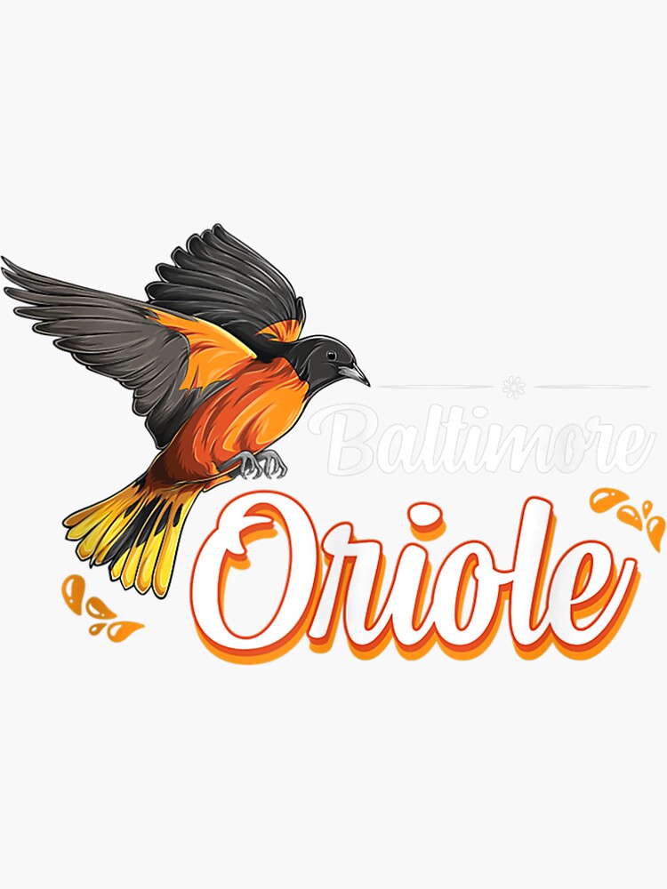 Baltimore Orioles Maryland Flag - Set of 5 Ultra Decals at Sticker