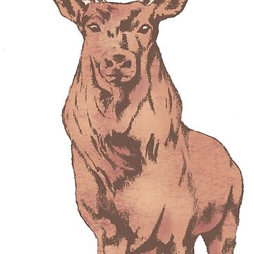 Artwork thumbnail, "Devotion" Elk by Ria Sharon