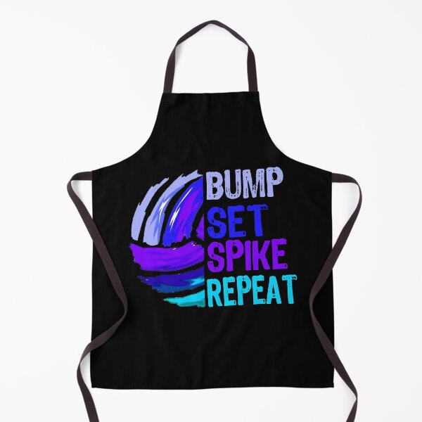 Item preview, Bump Set Spike Repeat Funny Volleyball designed and sold by andrewbrian.