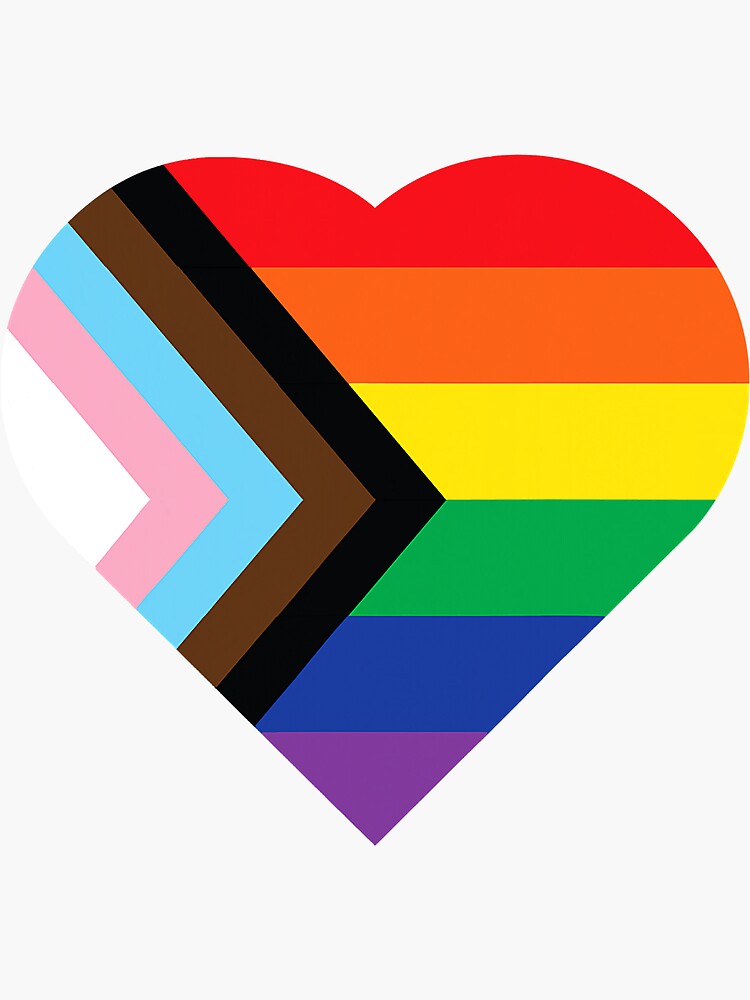 Lgbq Heart Love Lgbtq Pride Rainbow | Sticker