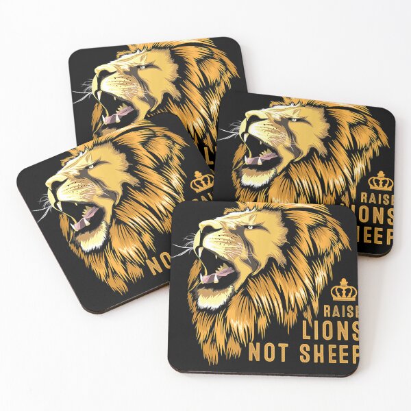Item preview, Raise Lions Not Sheep - American Patriot - Fearless Lion designed and sold by krystaleross.