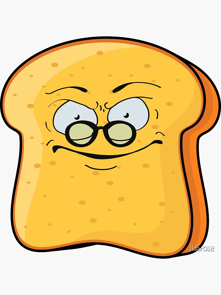 "Disguised Toast Funny Iconic Design Classic" Sticker for Sale by