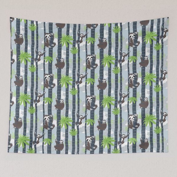 Item preview, Sloths On Bamboos  designed and sold by MobertsonArt.