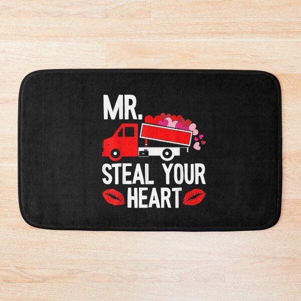 Item preview, Mr Steal Your Heart Valentines Day Cute V-day Truck Heart T-Shirt designed and sold by Besnier-Rahel.