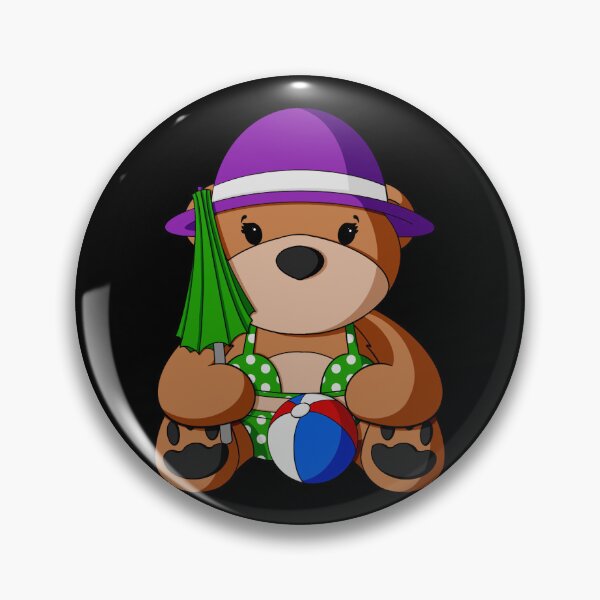 Item preview, Beachy Teddy Bear designed and sold by Alisha Ober Designs.