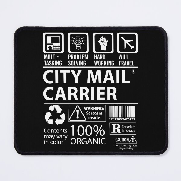 Item preview, City Mail Carrier T Shirt - MultiTasking Certified Job Gift Item Tee designed and sold by sabinacsnm.