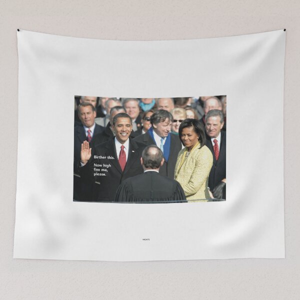 Aperçu de l'œuvre High-Fives n ° 7 historique, Barack Obama créée et vendue par Bryan Moats.