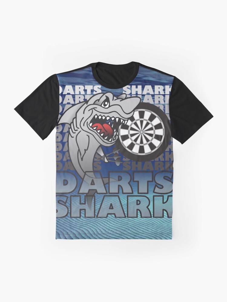 Alternate view of Darts Shirt For The Darts Shark Graphic T-Shirt