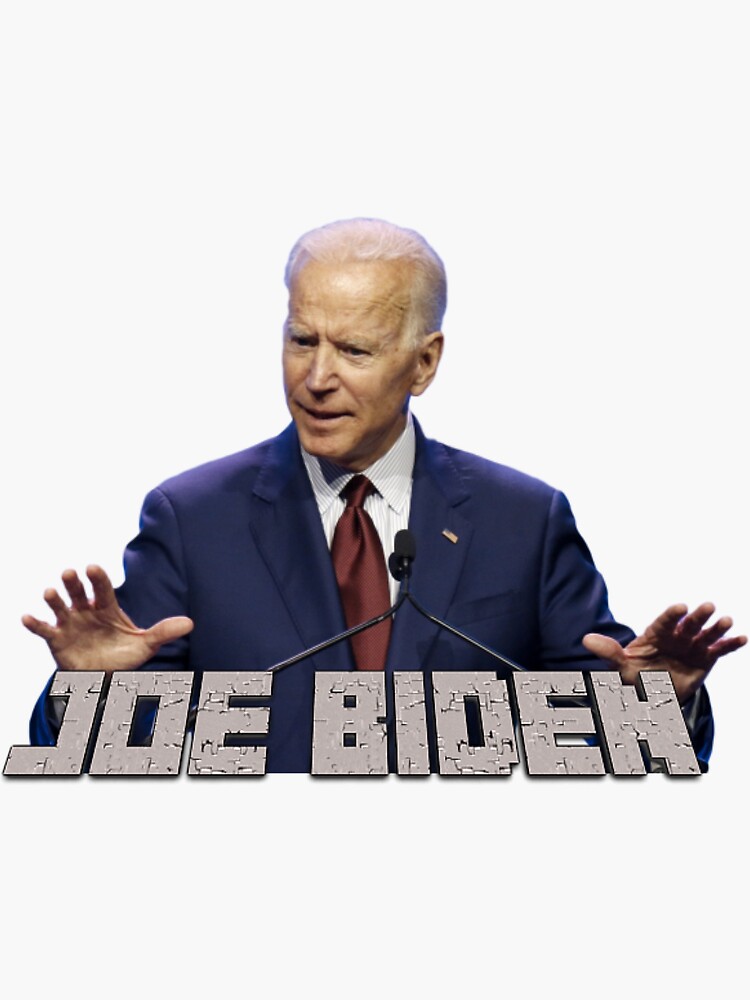 Joe Biden Jumpscare Sticker for Sale by smokelessmeth