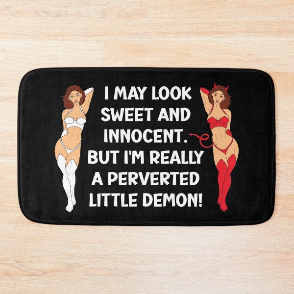 Item preview, Swinger Lifestyle & Hotwife Sweet & Innocent? Perverted Demon! For dark colors. designed and sold by swingersshop.
