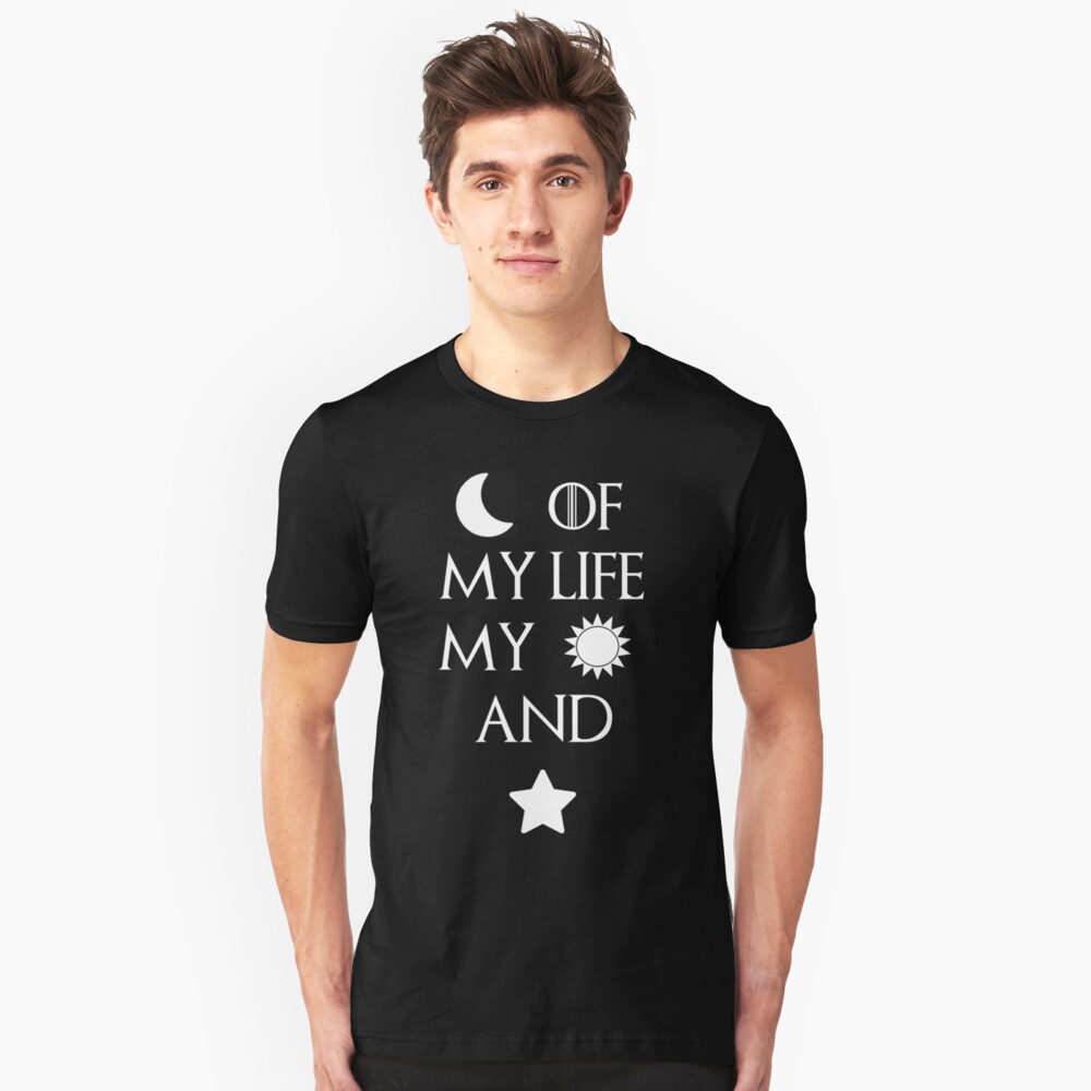 Moon of my life my sun and stars Slim Fit T-Shirt