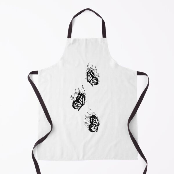 Item preview, Flaming Butterflies - Black and White designed and sold by designedsyddd.