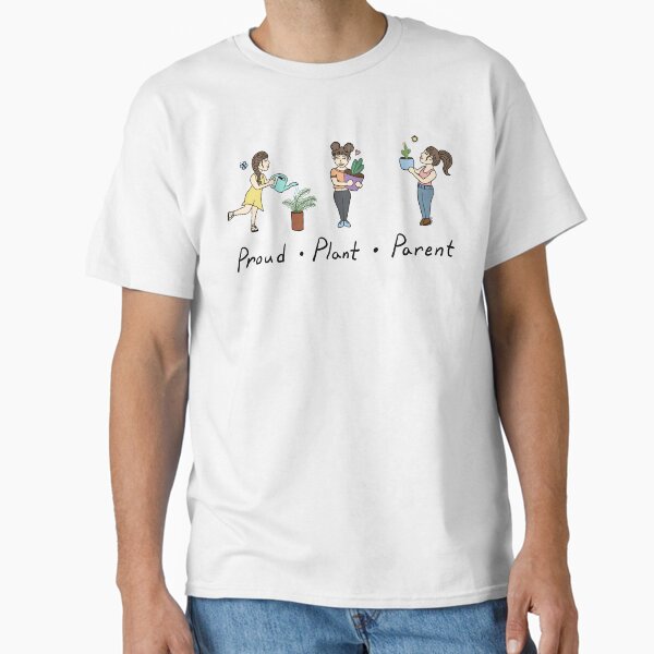 Item preview, Proud Plant Parent - Plant Mom Cartoon - plant parenthood designed and sold by EcoElsa.