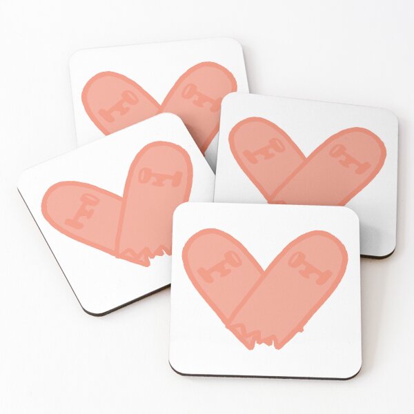 Item preview, Broken Heart Skateboard (Pink) designed and sold by mckayla21m.