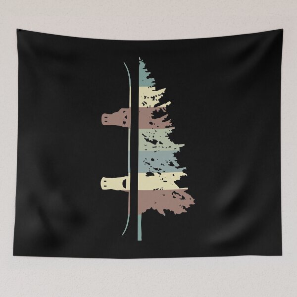 Item preview, vintage  for skiing lovers-snowboarding board Christmas snowie tree ,rockey Mountain,colorado ashvil designed and sold by vannesailkath.