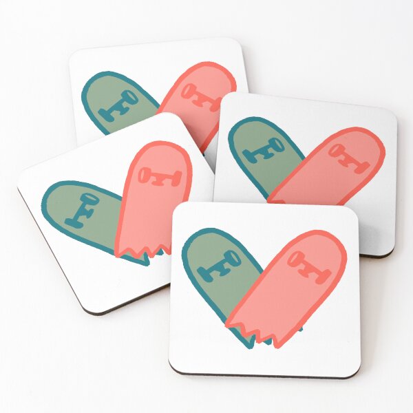 Item preview, Broken Heart Skateboard (Blue&Pink) designed and sold by mckayla21m.