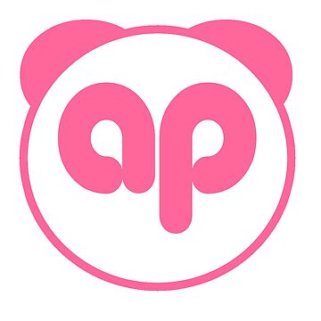 Artwork thumbnail, Aggie Panda Logo (pink) by aggiepanda