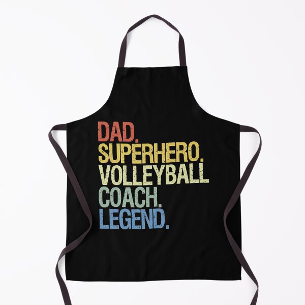 Item preview, Dad Superhero Volleyball Coach Legend designed and sold by anthonymark14.