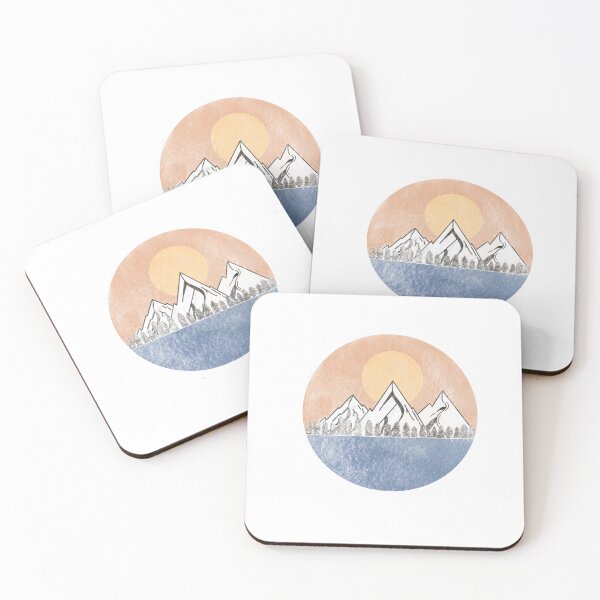 Item preview, Mountain Sunset designed and sold by MANDEINK.