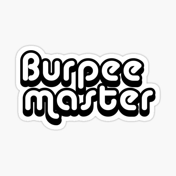 Burpee Master Sticker
