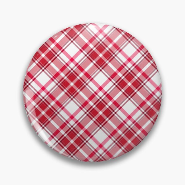 Item preview,  Red and White Symmetry Diagonal Checked Square Diamond Geometric Pattern designed and sold by Moyanana.