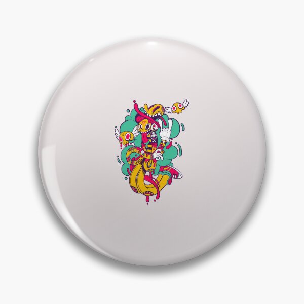 Item preview, yellow, pink, teal, and white illustration, Illustrator Graphic design Illustration, American Graffi.png designed and sold by HARPREET-24.