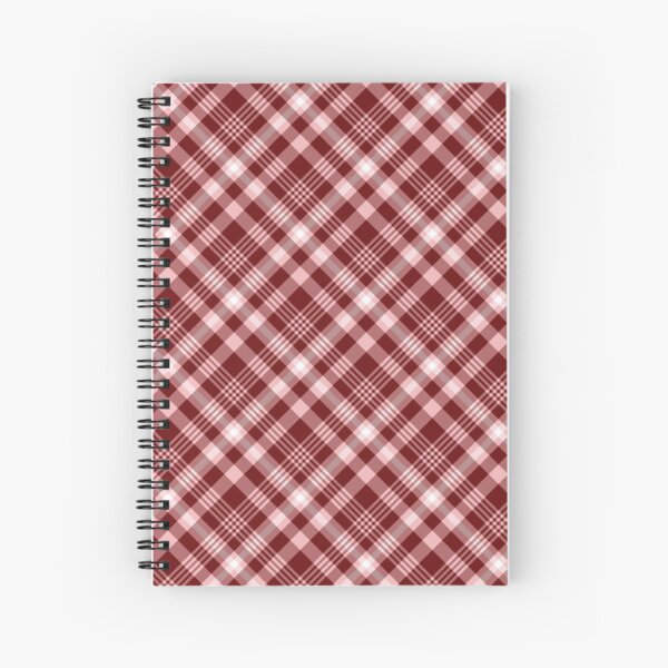 Item preview, Burgundy Red and White Symmetry Diagonal Checked Square Diamond Geometric Pattern designed and sold by Moyanana.