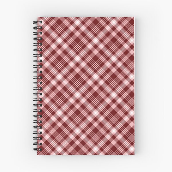Item preview, Burgundy Red and White Symmetry Diagonal Checked Square Diamond Geometric Pattern designed and sold by Moyanana.