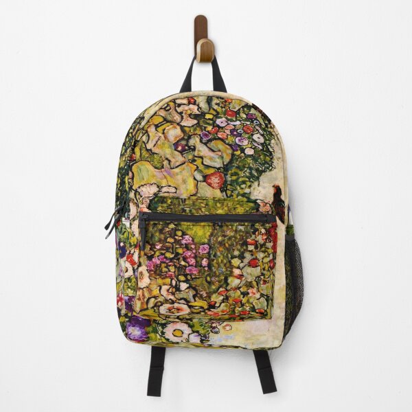 Item preview, Gustav Klimt's Garden Path with Chicken designed and sold by mosfunky.