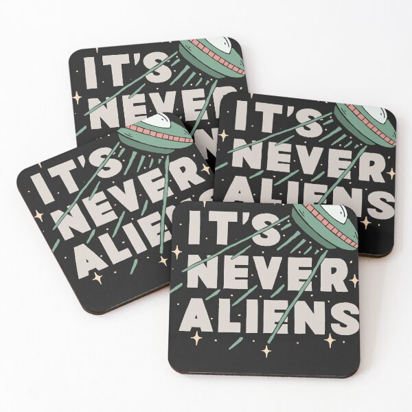 Item preview, It&x27;s Never Aliens Classic T-Shirt.png designed and sold by DahliaEspinoza.