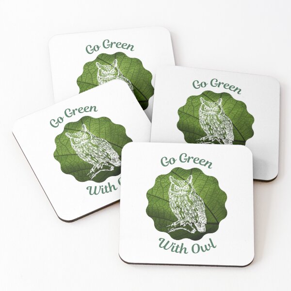 Item preview, Go Green With Owl designed and sold by kucingmaikan.