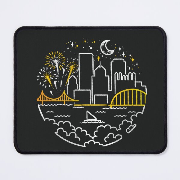 Item preview, Pittsburgh Modern Starry Skyline designed and sold by polliadesign.